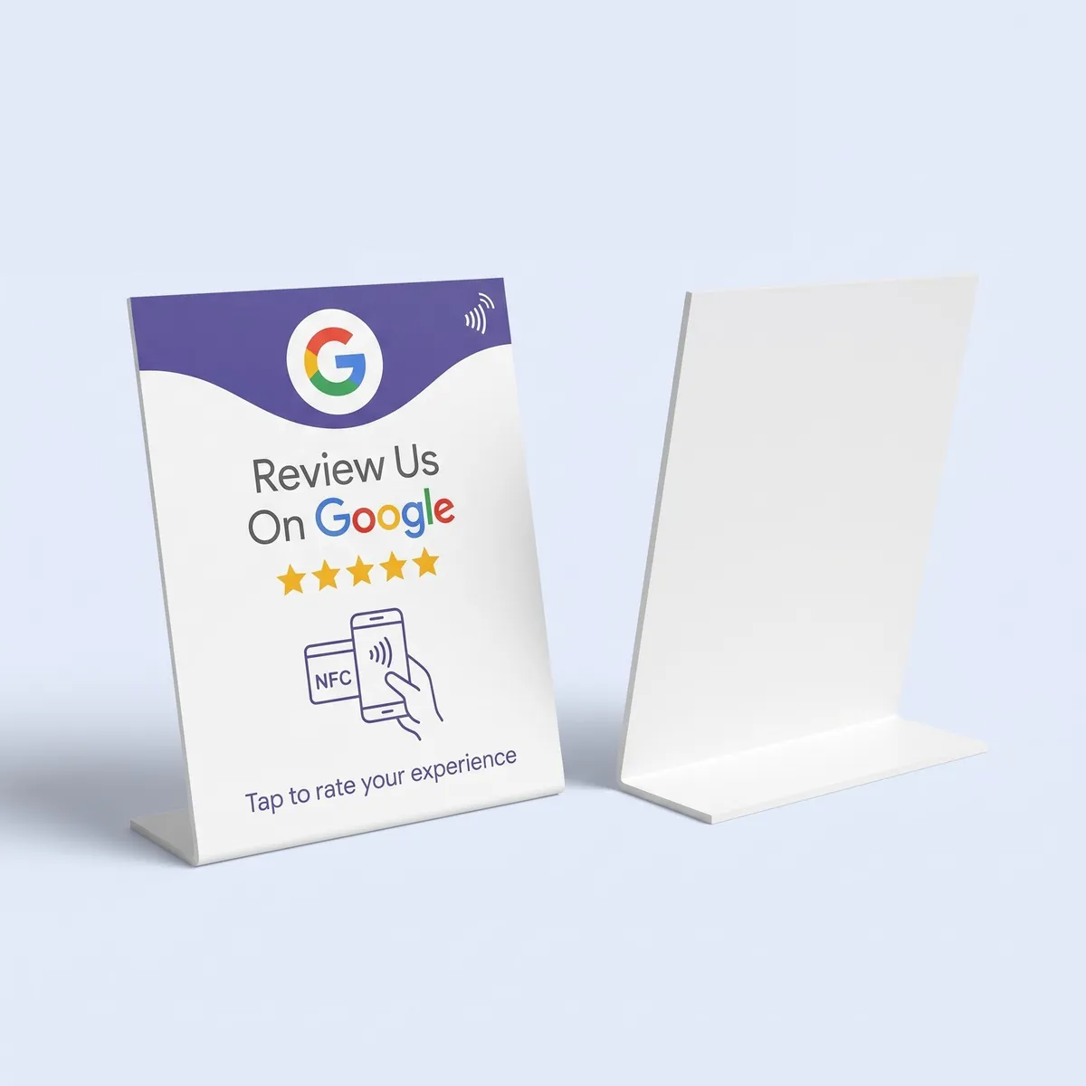 Saphek NFC Google review counter stand